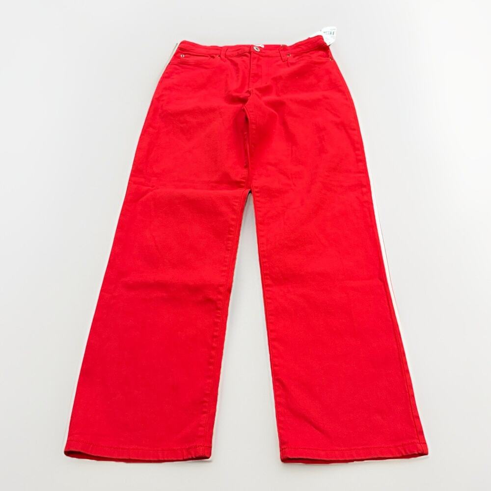 STS Blue Womens Crimson Red Cameron Straight Ultra High Rise Jeans Size 31 NWT